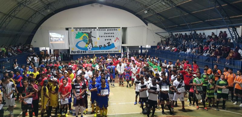 Setor de Esportes realiza abertura do Campeonato de Futsal Galo Branco e Copa de Futsal Feminino.