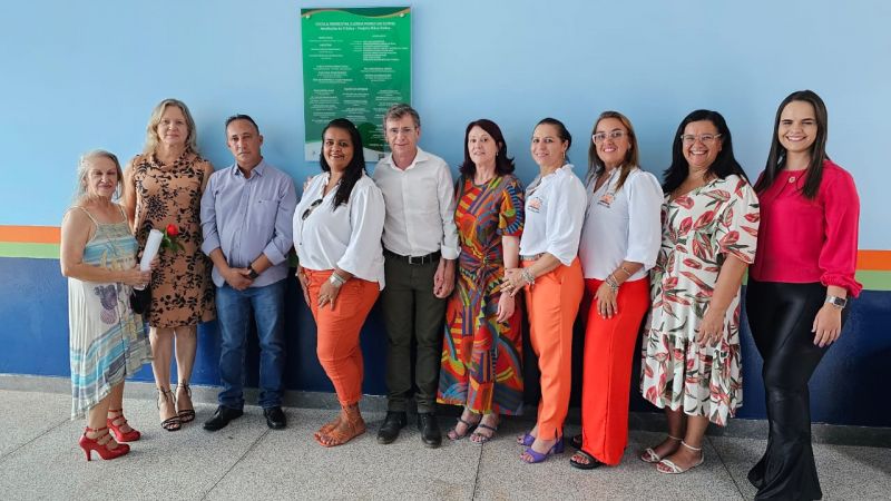 Inauguradas 9 salas de aulas na Escola Olinda Maria da Cunha
