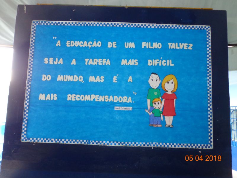 1ª Reunião de Pais da Escola Municipal Lúcio dos Santos.